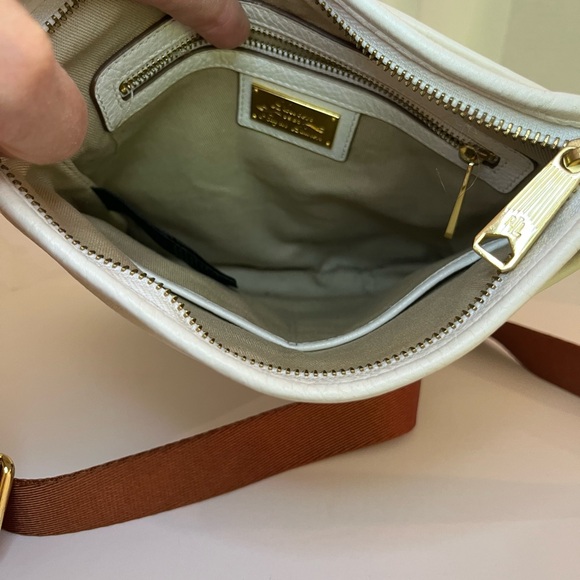Ralph Lauren White and Tan Men's Messenger Bag - Picture 4 of 12